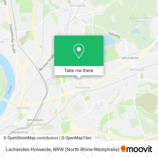 Lachendes Holweide map