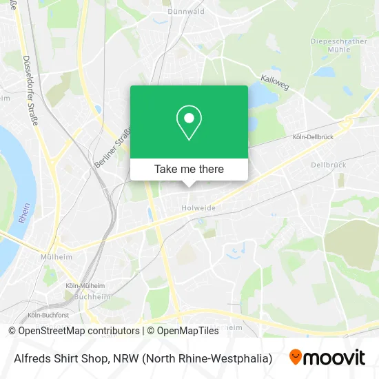 Alfreds Shirt Shop map