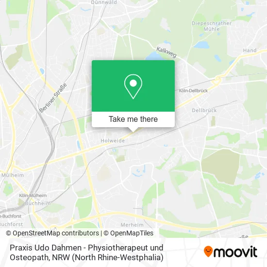 Карта Praxis Udo Dahmen - Physiotherapeut und Osteopath