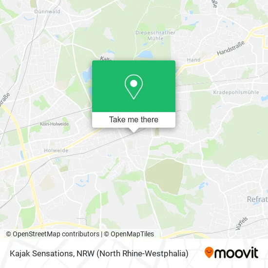 Kajak Sensations map