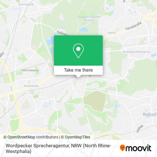 Wordpecker Sprecheragentur map