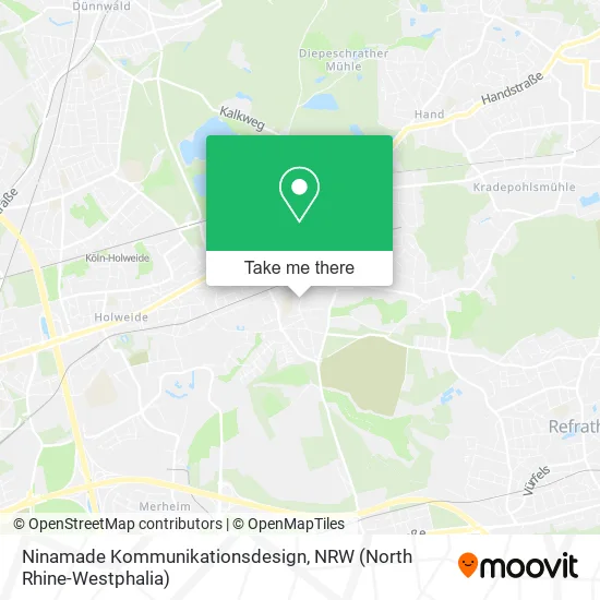 Ninamade Kommunikationsdesign map