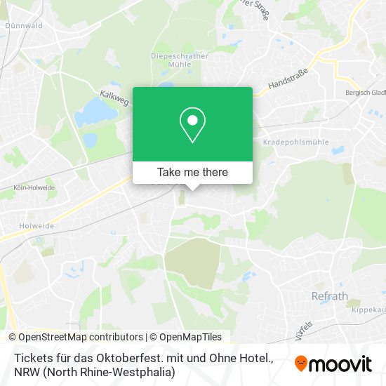 Tickets für das Oktoberfest. mit und Ohne Hotel. map