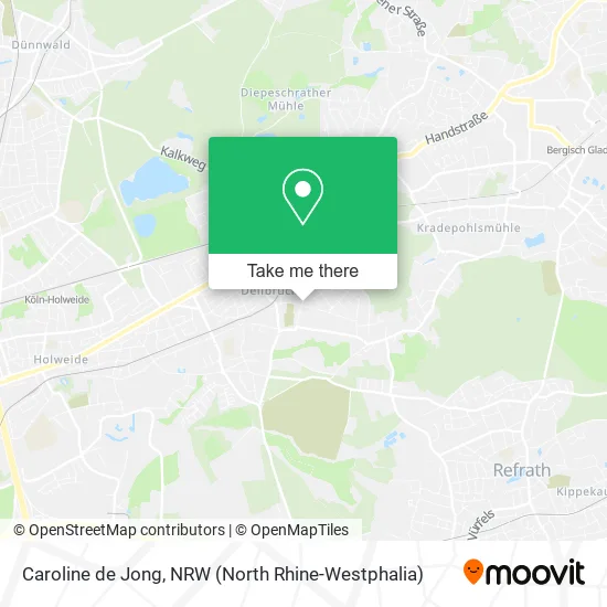 Карта Caroline de Jong