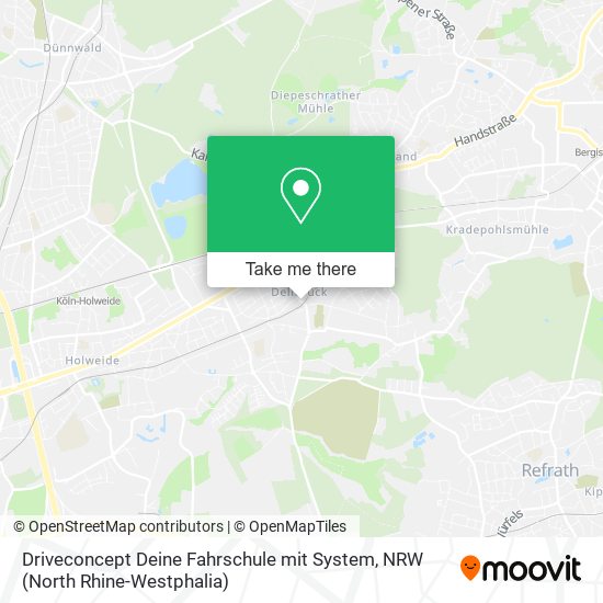 Карта Driveconcept Deine Fahrschule mit System
