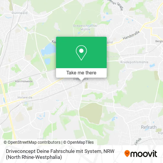 Карта Driveconcept Deine Fahrschule mit System