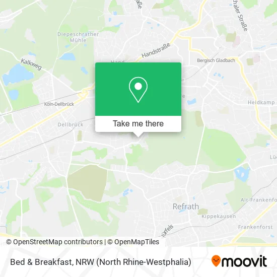 Карта Bed & Breakfast