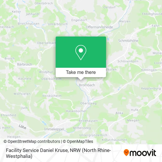 Карта Facility Service Daniel Kruse