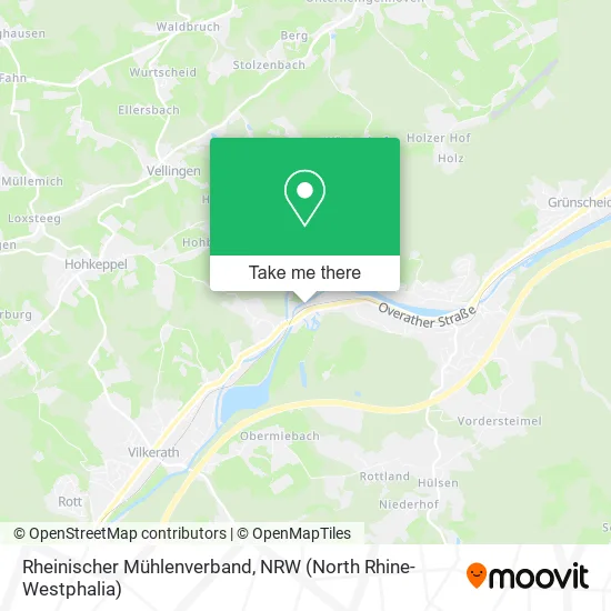 Rheinischer Mühlenverband map