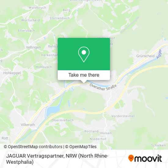 Карта JAGUAR Vertragspartner