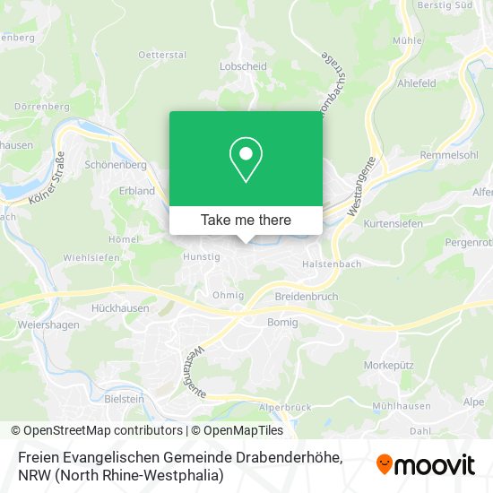 Freien Evangelischen Gemeinde Drabenderhöhe map