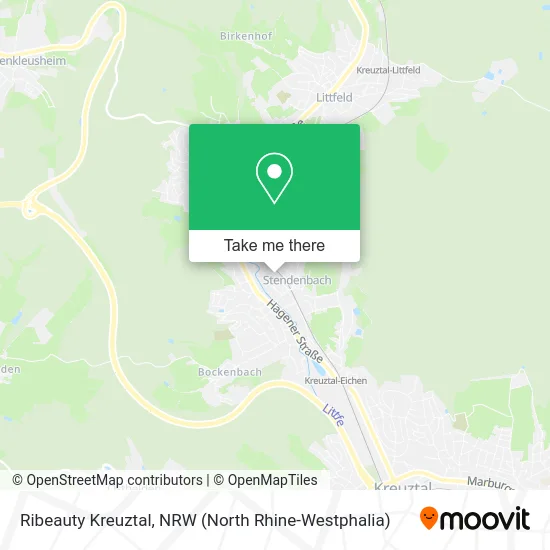 Ribeauty Kreuztal map