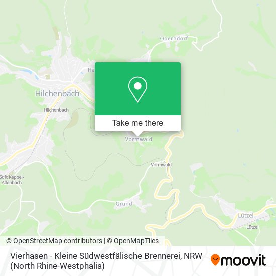 Vierhasen - Kleine Südwestfälische Brennerei map