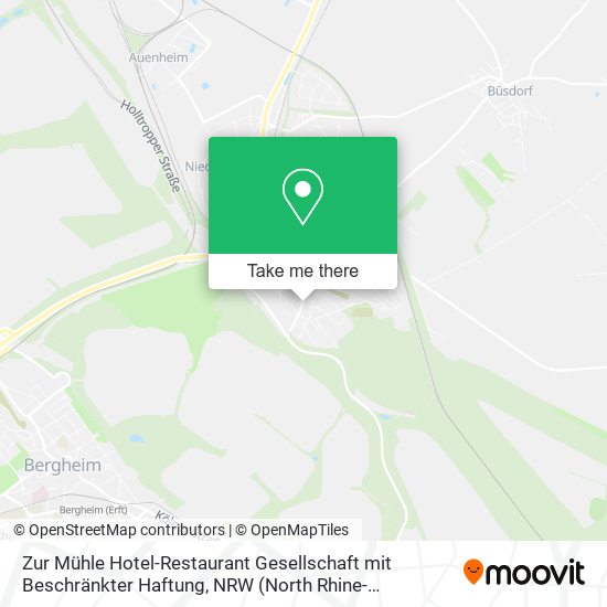 Карта Zur Mühle Hotel-Restaurant Gesellschaft mit Beschränkter Haftung