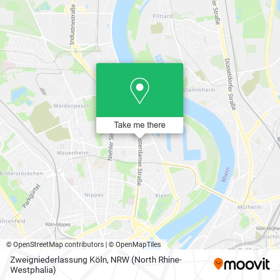 Zweigniederlassung Köln map
