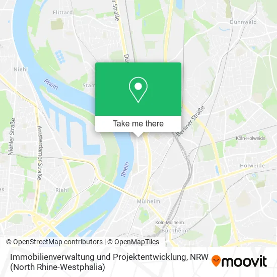 Карта Immobilienverwaltung und Projektentwicklung