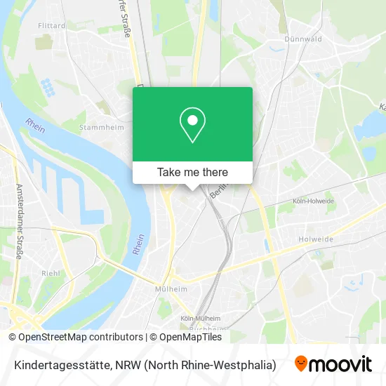 Карта Kindertagesstätte
