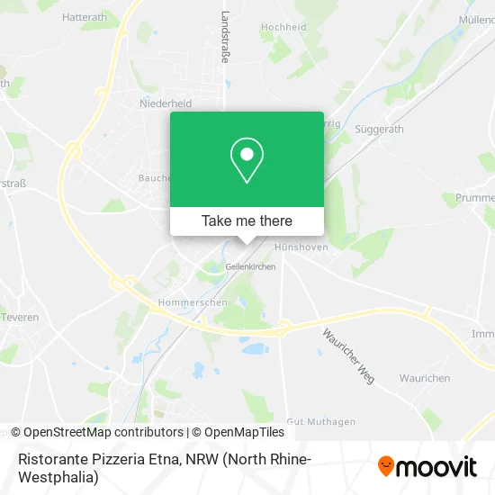 Ristorante Pizzeria Etna map