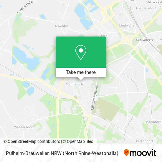 Pulheim-Brauweiler map