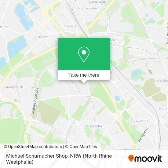 Michael Schumacher Shop map