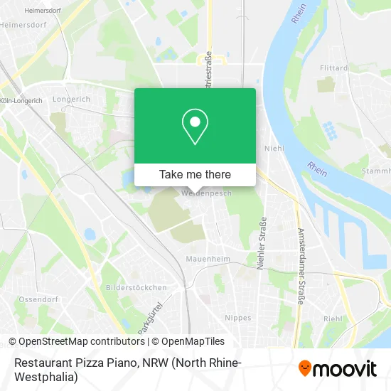 Restaurant Pizza Piano map