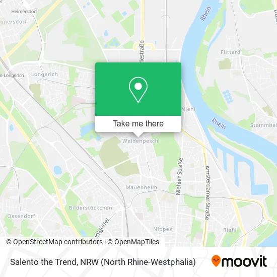 Карта Salento the Trend