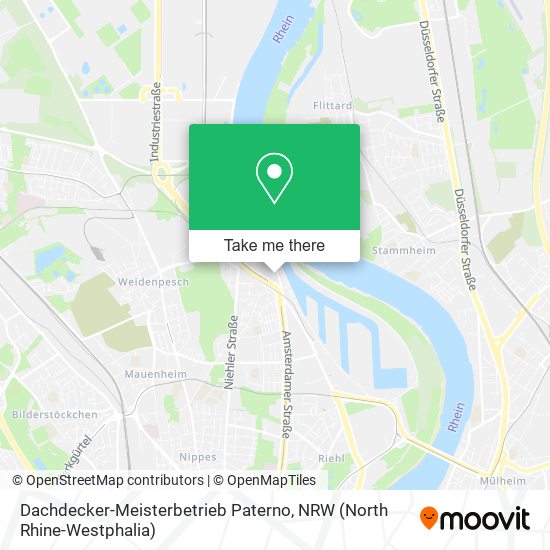 Dachdecker-Meisterbetrieb Paterno map