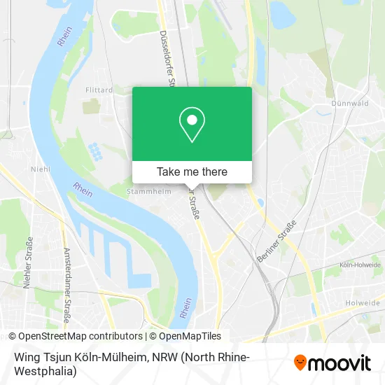 Карта Wing Tsjun Köln-Mülheim