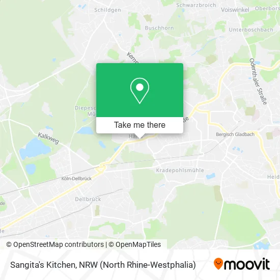 Sangita's Kitchen map