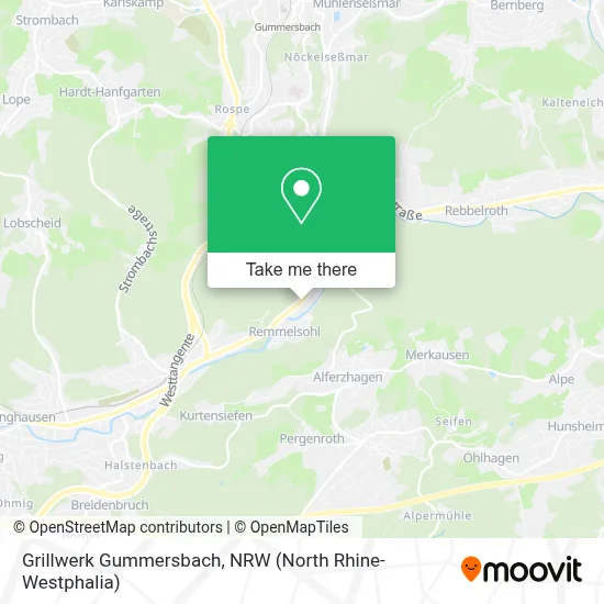 Grillwerk Gummersbach map