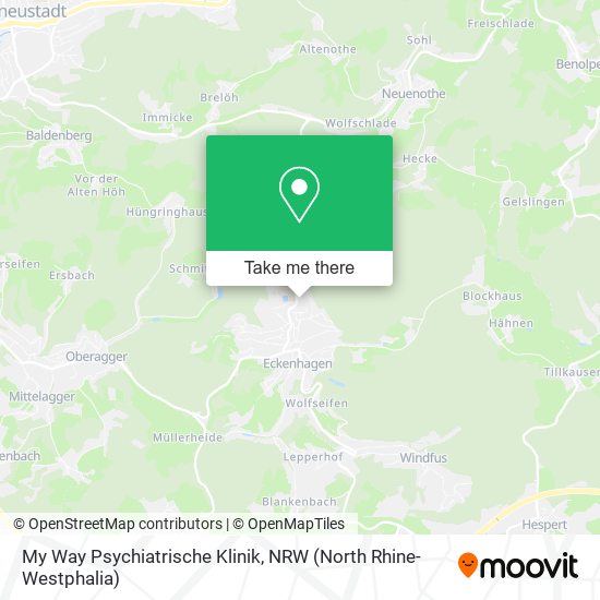 My Way Psychiatrische Klinik map