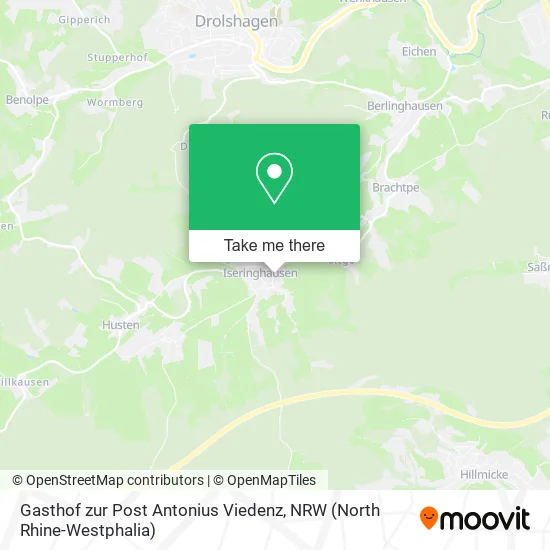 Карта Gasthof zur Post Antonius Viedenz