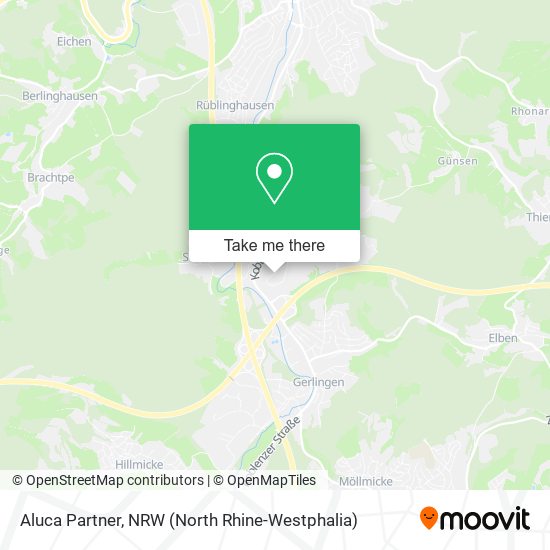 Aluca Partner map