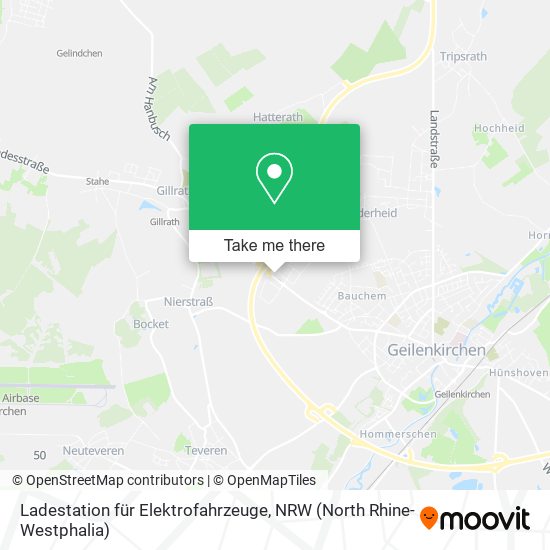 Ladestation für Elektrofahrzeuge map