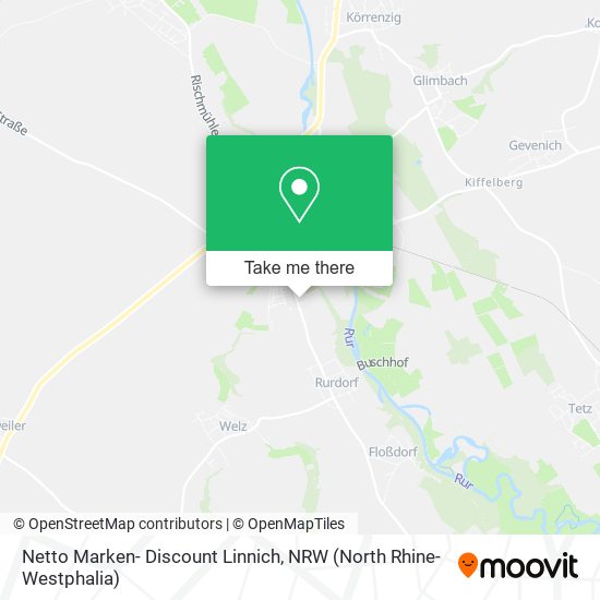 Netto Marken- Discount Linnich map