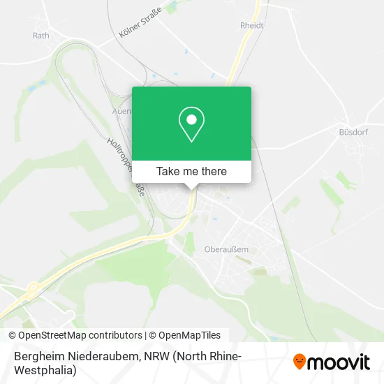 Карта Bergheim Niederaubem