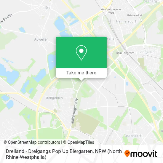 Dreiland - Dreigangs Pop Up Biergarten map