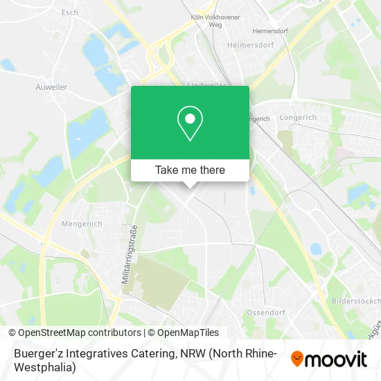 Карта Buerger'z Integratives Catering