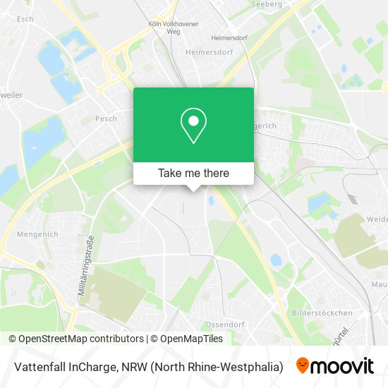 Vattenfall InCharge map