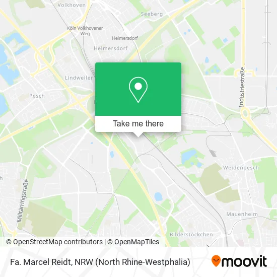 Карта Fa. Marcel Reidt