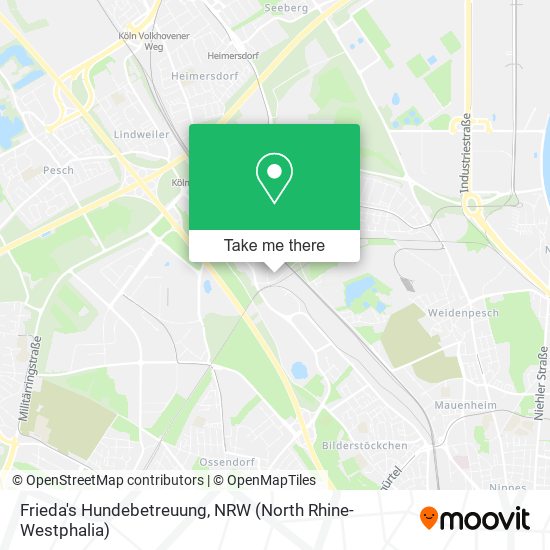 Frieda's Hundebetreuung map