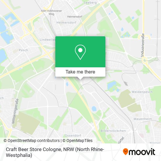 Craft Beer Store Cologne map