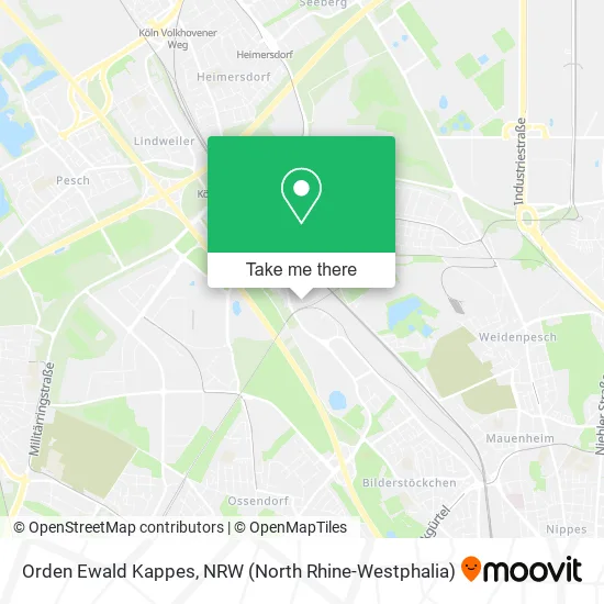 Карта Orden Ewald Kappes