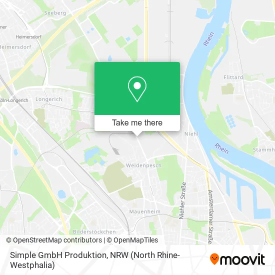 Карта Simple GmbH Produktion