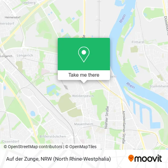Карта Auf der Zunge