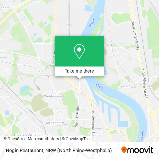 Карта Negin Restaurant