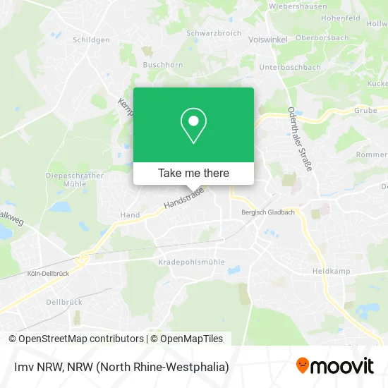 Карта Imv NRW