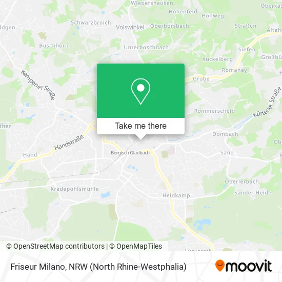 Карта Friseur Milano