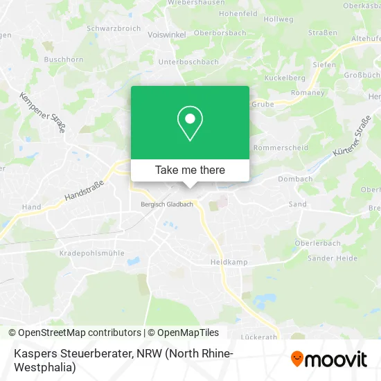 Карта Kaspers Steuerberater