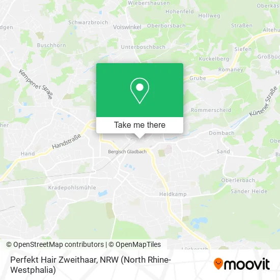 Карта Perfekt Hair Zweithaar